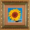 Подсолнух. Принт на холсте.
