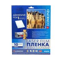 Плёнка самоклейка белая для цветной лазерной печати А4 ( 10л) Lomond