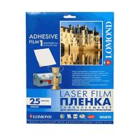 Плёнка самоклейка белая для цветной лазерной печати А4 ( 25л) Lomond
