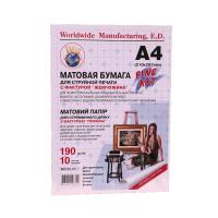 Фотобумага дизайнерская WWM Fine Art A4 190 г/м мат 