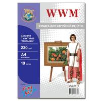 Фотобумага дизайнерская WWM Fine Art A4 230 г/м мат 