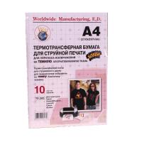 Термотрасфер для струйных принтеров WWM A4 для темных тканей 300 г/м  (  10л) (TD.300)