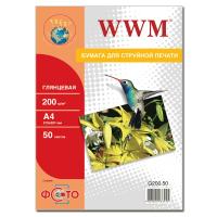 Фотобумага WWM А4 200 г/м глянц (  50л) (G200.50)