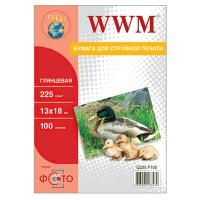 Фотобумага WWM 13х18 225 г/м глянц ( 100л) (G225.P100)